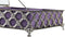 Doos-Juwelenkistje DKD Home Decor Kristal Metaal (22 x 22 x 7 cm)