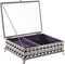 Doos-Juwelenkistje DKD Home Decor Kristal Metaal (24 x 18 x 7 cm)