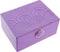 Doos-Juwelenkistje DKD Home Decor Lila PU Hout MDF (17 x 13 x 8,5 cm)
