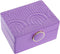 Doos-Juwelenkistje DKD Home Decor Lila PU Hout MDF (23 x 17 x 10 cm)