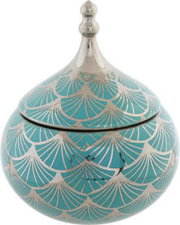 Doos-Juwelenkistje DKD Home Decor Porselein Orientaals (14 x 14 x 17 cm)