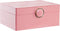 Doos-Juwelenkistje DKD Home Decor Roze PU Hout MDF (17 x 13 x 8,5 cm)