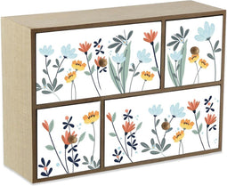 Doos-Juwelenkistje Versa Selene 11 x 32 x 32 cm Hout MDF