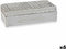 Doos-Juwelenkistje Zilverkleurig Keramisch 10,2 x 6,3 x 20,5 cm (6 Stuks)