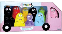 Doos met 9 Barbapapa knuffels +/- 15 cm - JEMINI - Inclusief Barbapapa, Barbamama en hun zeven kinderen.