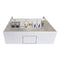 Doos met audiovisuele aansluitingen Aisens A127-0340 Wit