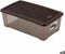 Doos met deksel Plastic Chocolade 5 L (19,5 x 11,5 x 33 cm) (12 Stuks)