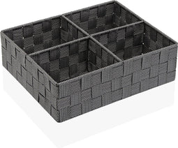 Doos met vakjes Textiel (27 x 10 x 32 cm)