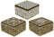 Doosje 7x4cm Goud, Set van 12