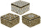 Doosje 7x4cm Goud, Set van 12