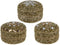 Doosje 7x4cm Goud, Set van 12
