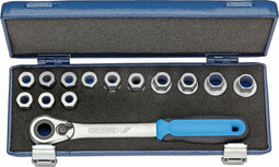 Dopsleutelset 1/2? 14-dlg. 19 SKU-20 Gedore