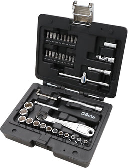 Dopsleutelset Beta 1/4 42-delig