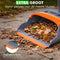 Travelhawk Stoffer en Blik - Verstelbaar 100-130cm - Ergonomisch - Grijs/Oranje