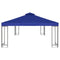 vidaXL - Vervangend - tentdoek - prieel - 310 - g/m² - 3x3 - m - donkerblauw