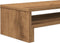 vidaXL - Monitorstandaard - 54x22x15 - cm - bewerkt - hout - artisanaal - eikenkleur