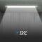 V-TAC VT-8340 - Prismatic LED Armatuur - 110lm/w 4300 Lumen 3000K IP20 Wit 40W 116,6CM