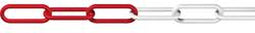 dörner + helmer 138103 Afzetketting Rood, Wit 25 m