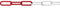dörner + helmer 138103 Afzetketting Rood, Wit 25 m