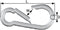 dörner + helmer 4815034 Karabijnhaak Ø 4 mm, verzinkt 40 mm 20 stuk(s)