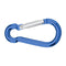 dörner + helmer 4815804 Karabijnhaak aluminium blauw geanodiseerd 80 mm 12 stuk(s)