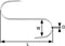 dörner + helmer 4912024 Vleeshaak 120 mm RVS A2 6 stuk(s)
