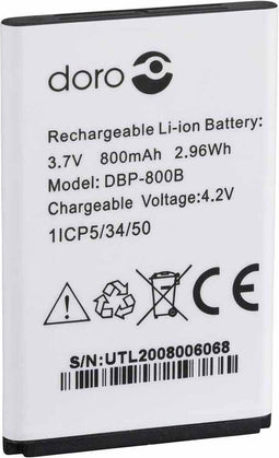 Doro 1350/136x 800 Mah Batterij Li-ion Wit