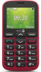 Doro 1381 - Eenvoudige Senioren GSM met Grote Toetsen (Rood)