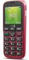Doro 1381 - Eenvoudige Senioren GSM met Grote Toetsen (Rood)