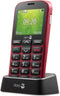 Doro 1381 - Eenvoudige Senioren GSM met Grote Toetsen (Rood)