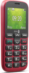 Doro 1381 - Eenvoudige Senioren GSM met Grote Toetsen (Rood)