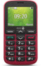 Doro 1381 - Eenvoudige Senioren GSM met Grote Toetsen (Rood)