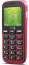 Doro 1381 - Eenvoudige Senioren GSM met Grote Toetsen (Rood)