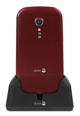Doro 2404 Senioren Klaptelefoon met grote knoppen (Rood-Wit)