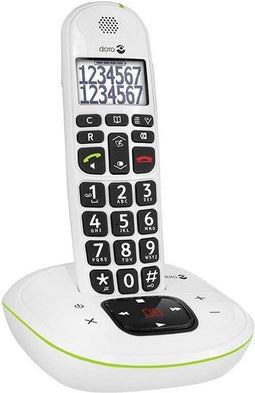 Doro PhoneEasy 115 - Single DECT telefoon - Antwoordapparaat - Wit