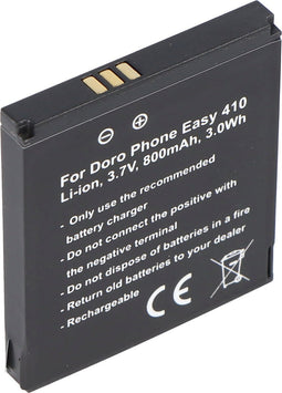 Doro PhoneEasy 410 batterij, Doro Phone Easy 610 batterij, SHELL01A clamshell voor batterijverzorging
