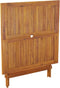Tuintafel inklapbaar 90x90x75 cm massief acaciahout