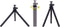 DÖRR Vagabond Ministatief 1/4 inch Werkhoogte: 23 - 106 cm Zwart Kogelkop