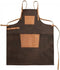 Rundlederen Schort - Cross Straps