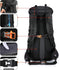 Doshwin 70L rugzak camping rugzak trekkingrugzak wandelrugzak reisrugzak (met regenbescherming), xl