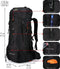 Doshwin 70L rugzak camping rugzak trekkingrugzak wandelrugzak reisrugzak (met regenbescherming), xl