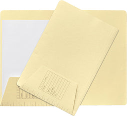 Dossiermap Jalema folio 1 klep 160gr lichtgeel | 100 stuks