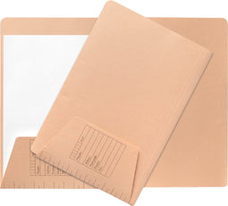 Dossiermap Jalema folio 1 klep 225gr chamois | 100 stuks