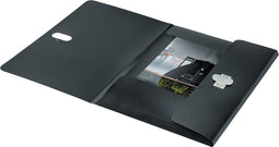 Dossiermap Leitz Recycle A4 3-kleps PP zwart - 10 stuks