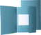 Dossiermap Quantore folio 225gr blauw | 50 stuks