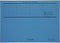 Dossiermap Secolor Blauw Papier Gelijkzijdig