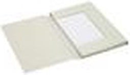Dossiermap Secolor folio 3 kleppen 225gr grijs - 25 stuks