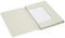 Dossiermap Secolor folio 3 kleppen 225gr grijs - 25 stuks