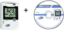 Dostmann Electronic 5005-1002 LOG20 Set Multidatalogger Te meten grootheid Temperatuur, Luchtvochtigheid -30 tot 60 °C