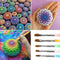 Dotting Tools 32 delig Mandala - Dotting Nail Art penselen voor Dot Painting - Mandala dotting inclusief Sjablonen EarKings
